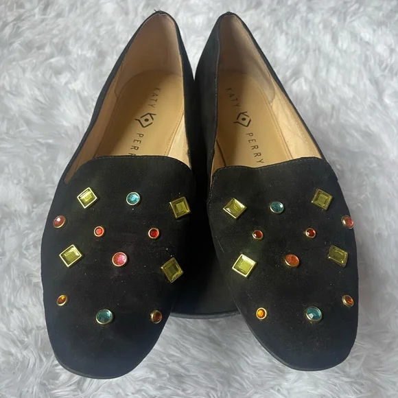 Katy Perry - “ The Turner” Black Flats - Picture 3 of 11